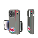 Philadelphia Phillies 1984-1991 - Cooperstown Collection Sidebar Soft Touch Phone Case for Apple iPhone