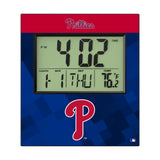 Philadelphia Phillies Color Block Wall Clock