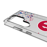 Philadelphia Phillies Confetti Clear Phone Case for Samsung Galaxy