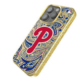 Philadelphia Phillies Paisley Bling Phone Case for Apple iPhone
