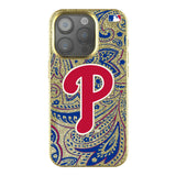Philadelphia Phillies Paisley Bling Phone Case for Apple iPhone