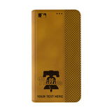Philadelphia Phillies Personalized Burn Folio Phone Case for Apple iPhone