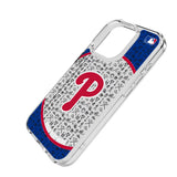 Philadelphia Phillies Personalized Circle Clear Phone Case for Apple iPhone