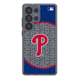 Philadelphia Phillies Personalized Circle Clear Phone Case for Samsung Galaxy