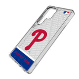 Philadelphia Phillies Personalized EndZone Plus Clear Phone Case for Samsung Galaxy
