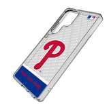 Philadelphia Phillies Personalized EndZone Plus Clear Phone Case for Samsung Galaxy