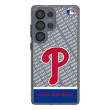 Philadelphia Phillies Personalized EndZone Plus Clear Phone Case for Samsung Galaxy