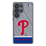 Philadelphia Phillies Personalized EndZone Plus Clear Phone Case for Samsung Galaxy
