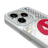 Philadelphia Phillies Personalized EndZone Plus Glitter Phone Case for Apple iPhone