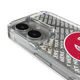 Philadelphia Phillies Personalized EndZone Plus Glitter Phone Case for Apple iPhone