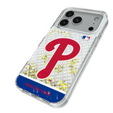 Philadelphia Phillies Personalized EndZone Plus Glitter Phone Case for Apple iPhone