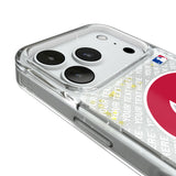 Philadelphia Phillies Personalized EndZone Plus Glitter Phone Case for Apple iPhone