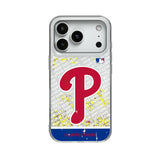 Philadelphia Phillies Personalized EndZone Plus Glitter Phone Case for Apple iPhone