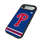 Philadelphia Phillies Personalized Stripe Bump Phone Case for Apple iPhone