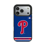 Philadelphia Phillies Personalized Stripe Bump Phone Case for Apple iPhone