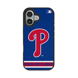 Philadelphia Phillies Personalized Stripe Bump Phone Case for Apple iPhone