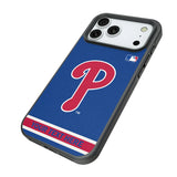 Philadelphia Phillies Personalized Stripe Bump Phone Case for Apple iPhone
