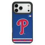 Philadelphia Phillies Personalized Stripe Bump Phone Case for Apple iPhone