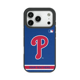 Philadelphia Phillies Personalized Stripe Bump Phone Case for Apple iPhone