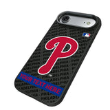 Philadelphia Phillies Personalized Tilt Bump Phone Case for Apple iPhone