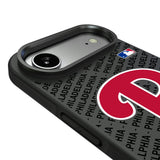 Philadelphia Phillies Personalized Tilt Bump Phone Case for Apple iPhone