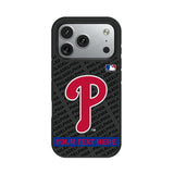 Philadelphia Phillies Personalized Tilt Bump Phone Case for Apple iPhone 17 Series