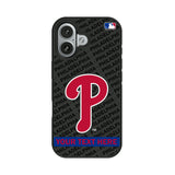 Philadelphia Phillies Personalized Tilt Bump Phone Case for Apple iPhone