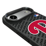 Philadelphia Phillies Personalized Tilt Bump Phone Case for Apple iPhone