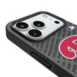Philadelphia Phillies Personalized Tilt Bump Phone Case for Apple iPhone