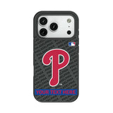 Philadelphia Phillies Personalized Tilt Bump Phone Case for Apple iPhone