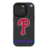 Philadelphia Phillies Personalized Tilt Bump Phone Case for Apple iPhone