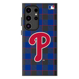 Philadelphia Phillies Plaid MagSafe Compatible Phone Case for Samsung Galaxy