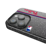 Philadelphia Phillies Sidebar Black Bling Phone Case for Apple iPhone