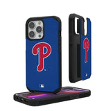 Philadelphia Phillies Solid Rugged Phone Case for Apple iPhone