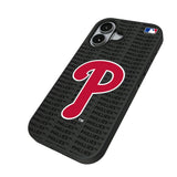 Philadelphia Phillies Text Backdrop Bump Phone Case for Apple iPhone