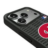 Philadelphia Phillies Text Backdrop Bump Phone Case for Apple iPhone