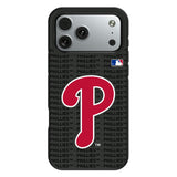 Philadelphia Phillies Text Backdrop Bump Phone Case for Apple iPhone