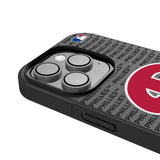 Philadelphia Phillies Text Backdrop Bump Phone Case for Apple iPhone