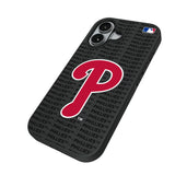 Philadelphia Phillies Text Backdrop Bump Phone Case for Apple iPhone
