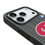 Philadelphia Phillies Text Backdrop Bump Phone Case for Apple iPhone