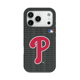 Philadelphia Phillies Text Backdrop Bump Phone Case for Apple iPhone