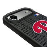 Philadelphia Phillies Text Backdrop MagSafe Compatible Phone Case for Apple iPhone