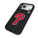 Philadelphia Phillies Text Backdrop MagSafe Compatible Phone Case for Apple iPhone