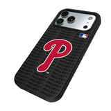 Philadelphia Phillies Text Backdrop MagSafe Compatible Phone Case for Apple iPhone