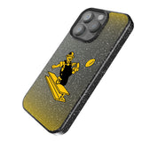 Pittsburgh Steelers 1961 Historic Collection Linen Black Bling Phone Case for Apple iPhone