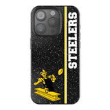 Pittsburgh Steelers 1961 Historic Collection Sidebar Black Bling Phone Case for Apple iPhone