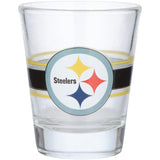 Pittsburgh Steelers 2 oz. Stripe Shot Glass