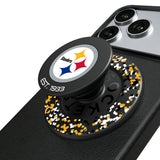 Pittsburgh Steelers Confetti PopSockets Magnetic Phone Grip and Stand