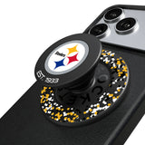 Pittsburgh Steelers Confetti PopSockets Magnetic Phone Grip and Stand
