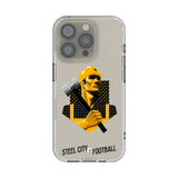 Pittsburgh Steelers Deco Clear Phone Case for Apple iPhone